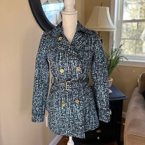 Blue Printed Michael Kors Raincoat